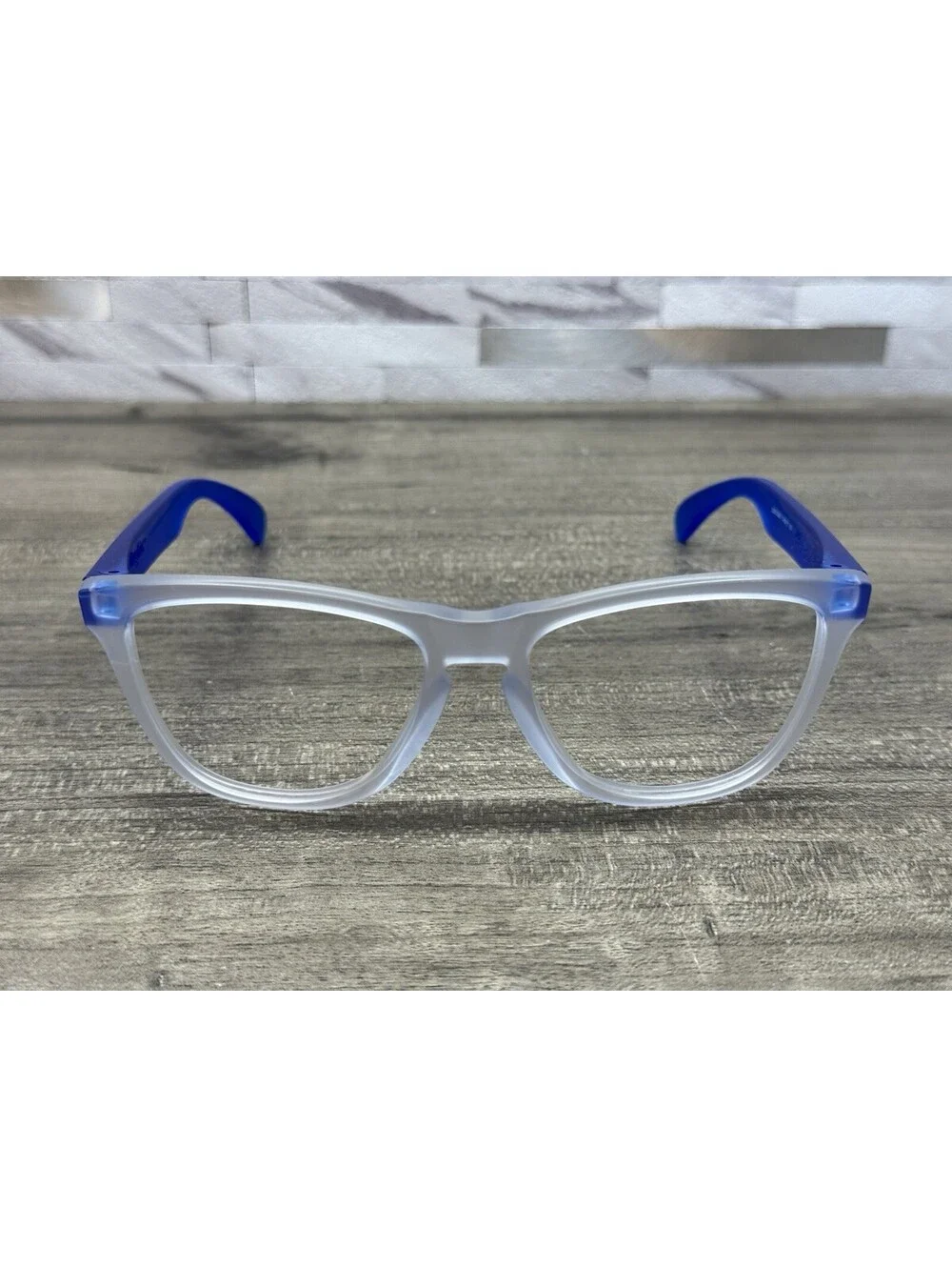 Oakley Frogskins Sunglasses OO9013-B255 Matte Clear Blue 55[]17-133 *FRAMES ONLY